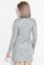 Платье женское в стиле Casual 80PD1339 (серый/меланжевый)