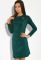 Платье женское в стиле Casual 5500 (зеленый/меланжевый)