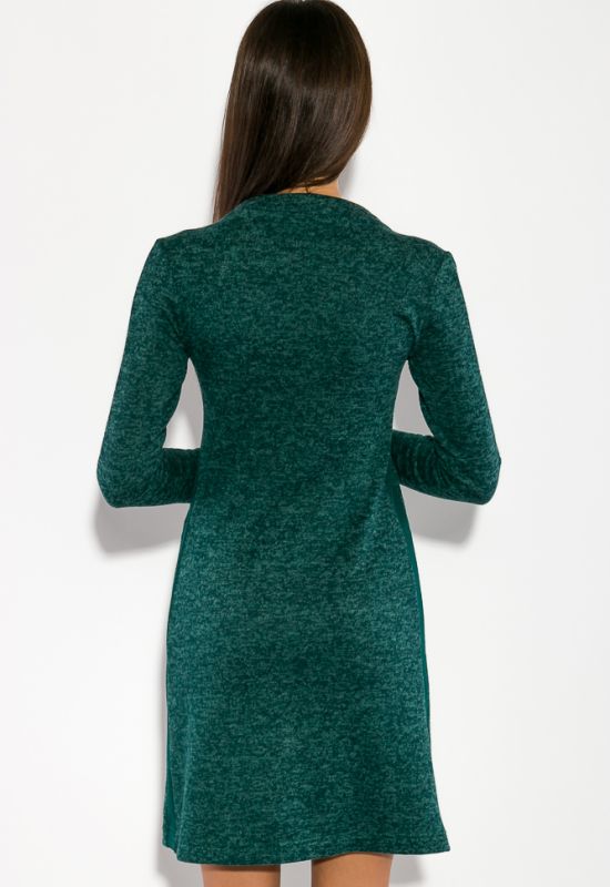 Сукня жіноча в стилі Casual 5500 (зелений/меланжевий)