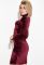Платье женское велюр 70P002 (бордовый)