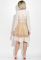 Сукня жіноча спідниця-сонце ошатне 74PD385 (кремовий/меланжевий)