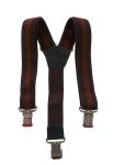 Підтяжки чоловічі 97P031 (коричневий/теракотовий)