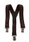 Підтяжки чоловічі 97P031 (коричневий/теракотовий)