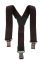 Підтяжки однотонні 97P030 (коричневий)