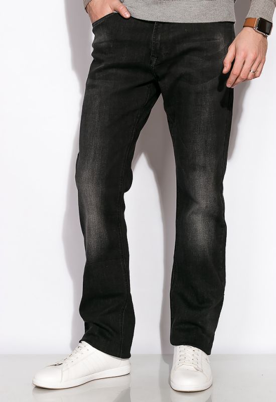 Потертые джинсы 120PFANG1429 (темно-серый)