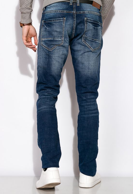 Потертые джинсы 120PFANG756 (синий)