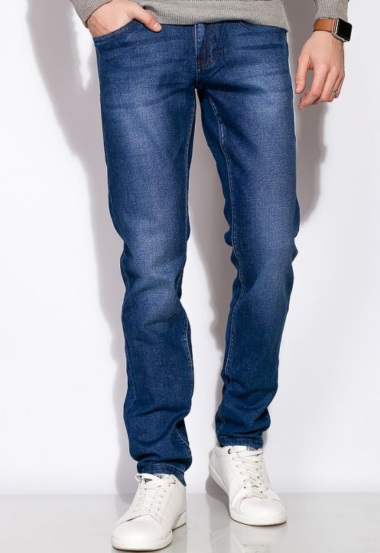 Потертые джинсы 120PFANG8150 (синий)
