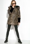 Пуховик женский 127PZ18-270 (светло-коричневый)