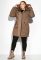 Пуховик жіночий 127PZ19-324 (кавовий)