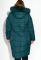 Пуховик женский 127PZ19-329 (морская волна)