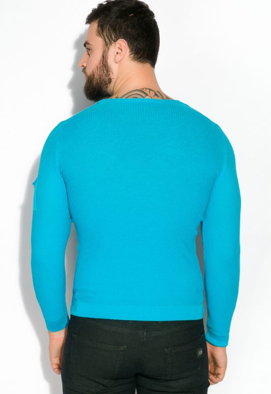 Пуловер 120PET3103 (голубой)