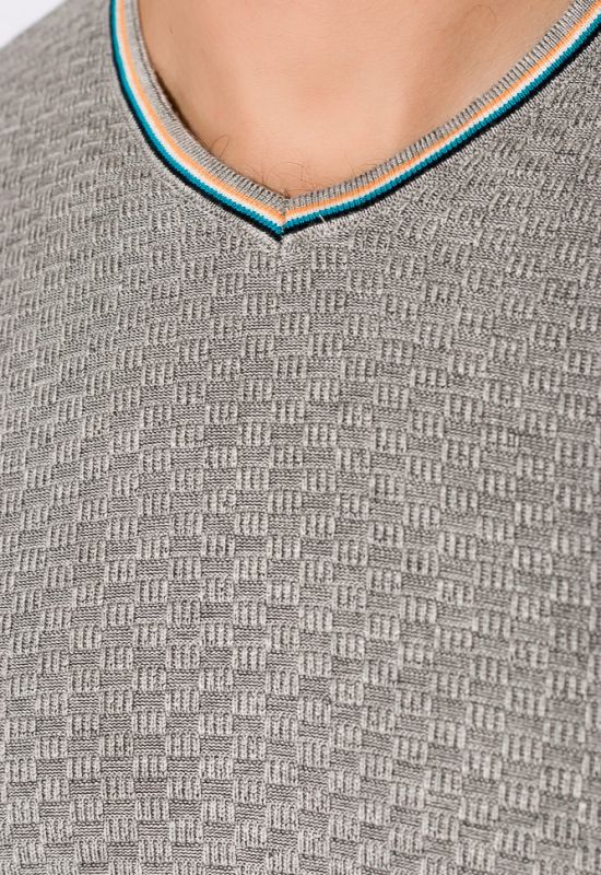 Пуловер 267F1198-1 (серый)
