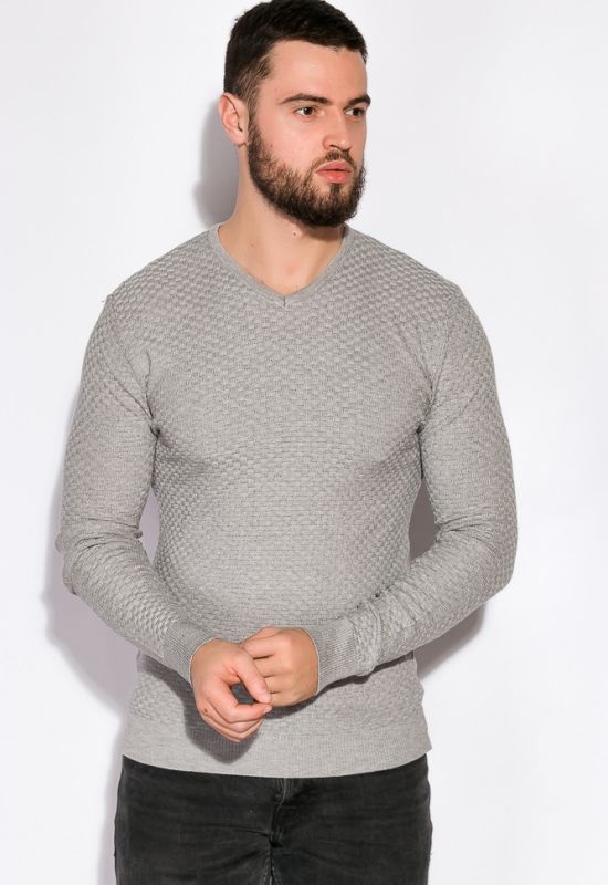 Пуловер 267F1198 (серый)