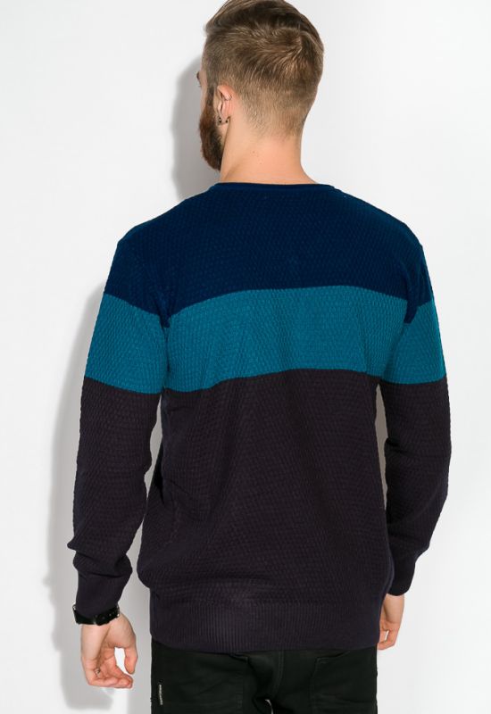 Пуловер 520F006 (темно-синий)