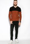 Пуловер 520F011 (кирпичный)