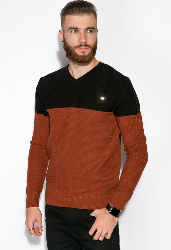 Пуловер 520F011 (цегляний)
