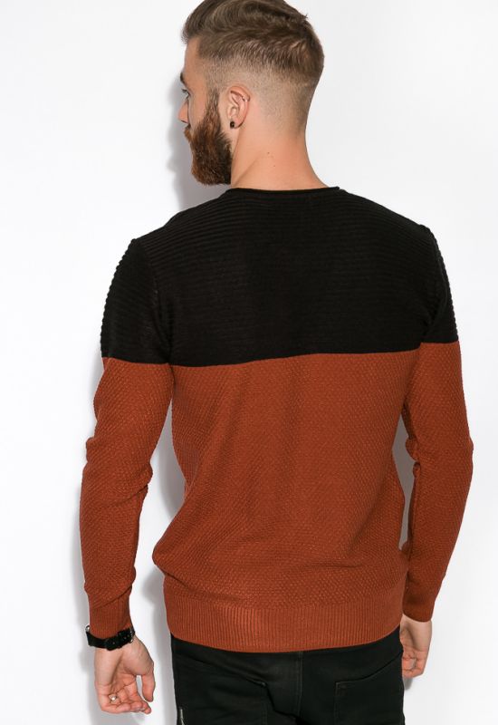 Пуловер 520F011 (цегляний)