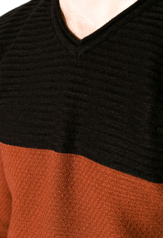 Пуловер 520F011 (кирпичный)