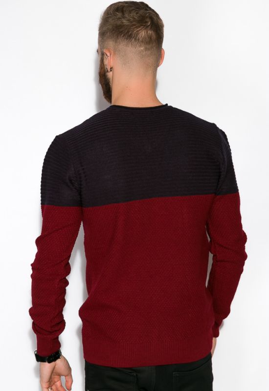 Пуловер 520F011 (темно-синий)