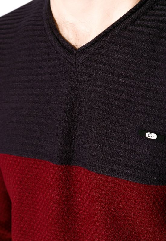 Пуловер 520F011 (темно-синій)