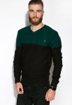 Пуловер 520F011 (темно-зелений)
