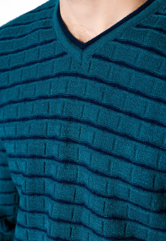 Пуловер 520F021 (темно-синий)
