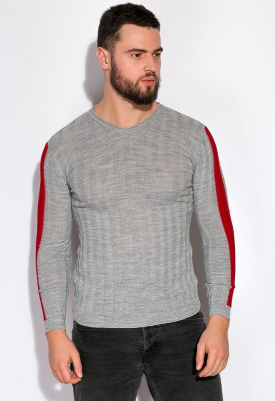 Пуловер 521F002 (светло-серый)