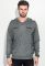 Пуловер чоловічий однотонний з кишенею-обманкою 50PD547 (сірий/чорний)