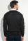 Пуловер мужской с комбинированным орнаментом 50PD311 (черный)