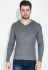 Пуловер чоловічий трикотажний 138V003 (сірий)