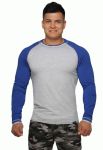 Реглан Longsleeve BERSERK grey/blue (серый)