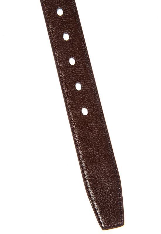Ремінь чоловічий для штанів 23P034 (коричневий)