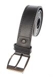 Ремень мужской с классической пряжкой 97P028-1 (черный)