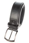 Ремень мужской с тонкой классической пряжкой 97P028 (черный)