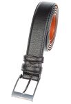 Ремень с классической пряжкой 23P035 (черный)