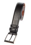 Ремень с классической пряжкой 23P039 (черный)