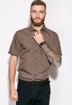 Рубашка 120P285-1 (коричневый)