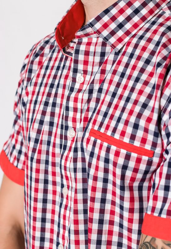 Рубашка 120P290 (красный/белый)