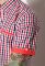 Сорочка 120P290 (червоний/білий)