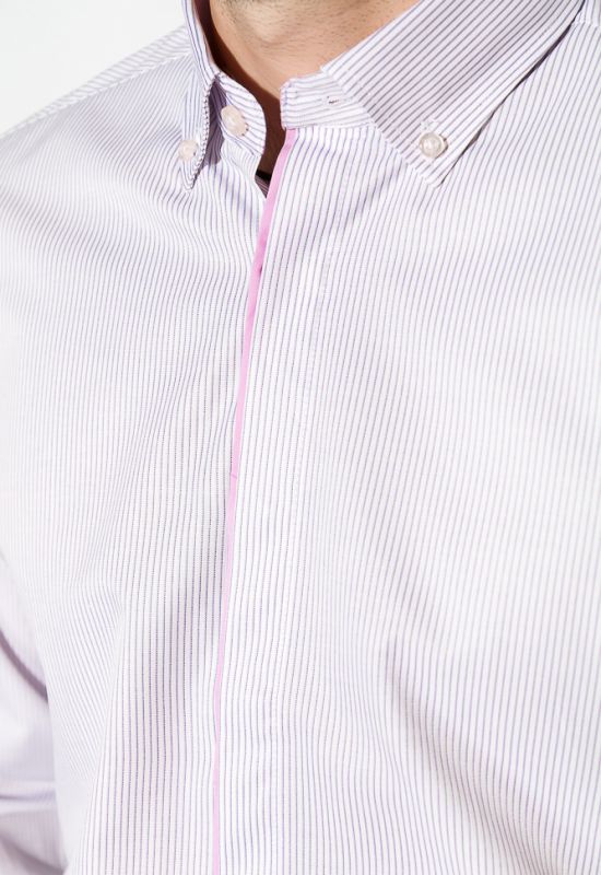 Рубашка 120PAR023 (белый/розовый)