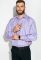 Сорочка 120PAR18 (бузковий/сизий)