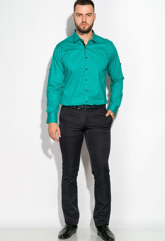 Рубашка 120PAR358-29 (зеленый)