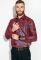 Сорочка 120PAR388-1 (бордовий/чорний)