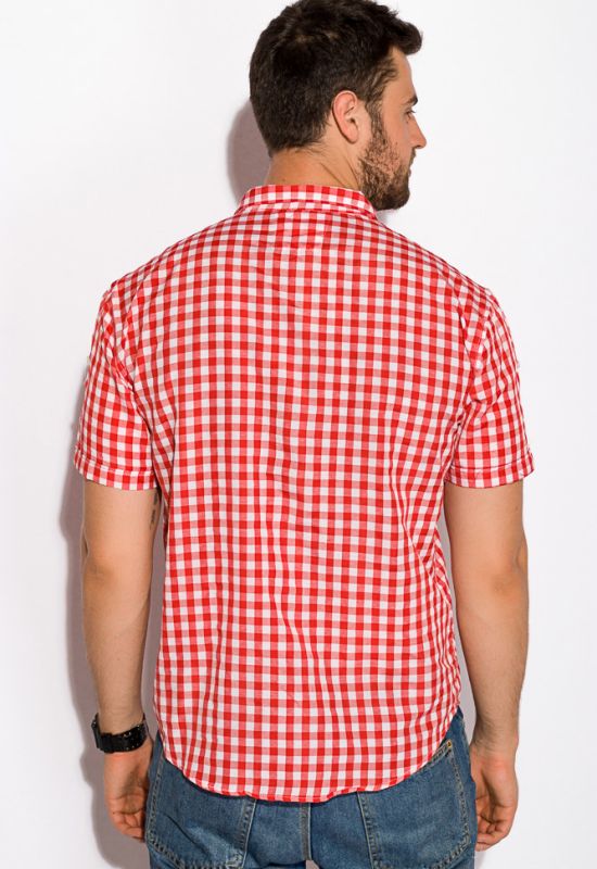 Рубашка 511F019 (красный/белый)