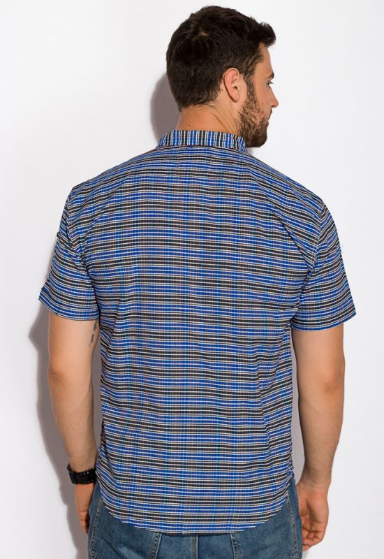 Рубашка 511F027 (графитовый/синий)