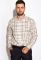 Рубашка 511F047 (серый/бежевый)