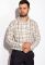 Рубашка 511F047 (серый/бежевый)