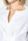 Сорочка батал однотонна зі шнурівкою 69PD1035-2 (білий)