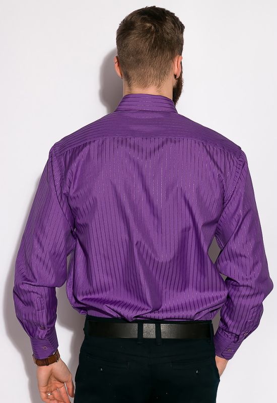Рубашка классическая 11P1238 (фиолетовый)