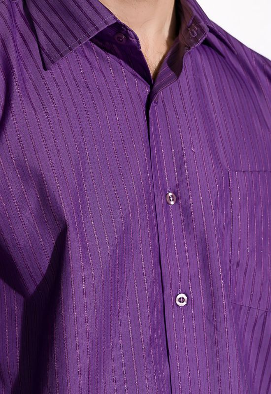 Рубашка классическая 11P1238 (фиолетовый)